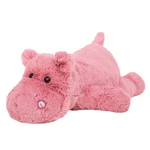Allogogo Soft Animal Dolls Custom Cute Stuffed Dinosaur Fuzzy Lion Hippo Crocodile Plush Toy for Kids