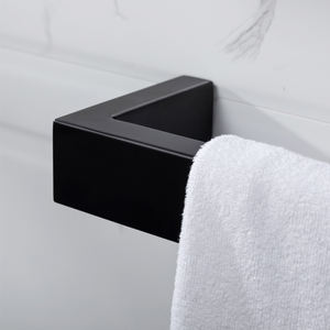 TARRIOU porte-serviettes chauffant mural noir mat porte-serviettes de salle de bain auto-adhésif pour hôtel cuisine <span class=keywords><strong>appartement</strong></span> - Product Image 3