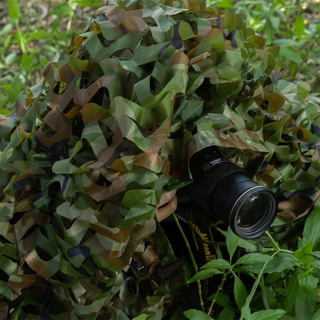 Outdoor Camping OEM Oxford Mesh Camouflage Net 150D 210D Forest Camouflage Snow Hunting Tactical Training Concealed Net