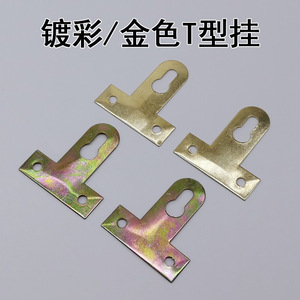 T-Shaped Hanging Metal Wall <b>Mount</b> For Picture <b>Frames</b> Cross Stitch Hooks 15kg Load Capacity Carbon Steel Single Hook Design - Product Image 5