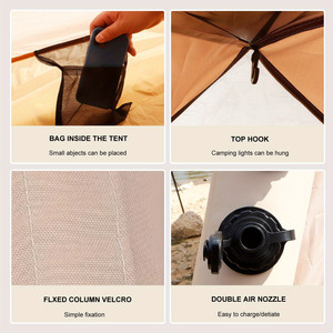 Carpa de Techo <span class=keywords><strong>Mobi</strong></span> Garden Cloud Residence 7, Portátil, Independiente, Impermeable, Resistente a los Rayos UV para las Cuatro Estaciones, Diseño Ultra Alto, Oxford - Product Image 6