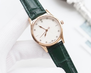 Orologio da Donna in Tono <span class=keywords><strong>Oro</strong></span> Rosa con Quadrante Bianco e Indicatori Diamantati, <span class=keywords><strong>Bracciale</strong></span> in Acciaio Inossidabile Omegaes - Product Image 3