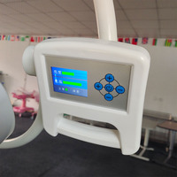 Lampe chirurgicale LED à double tête montée au plafond, sans ombre, pour hôpital, équipement médical vétérinaire, éclairage de salle d'opération