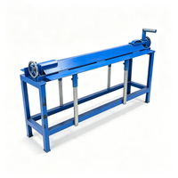 Machine plieuse manuelle industrielle robuste pour tôles, plieuse à acier OEM pour le pliage de précision et la fabrication de conduits d'air