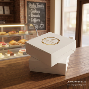 Boîtes en papier pour boulangerie personnalisées de qualité supérieure, emballages alimentaires pour gâteaux, pâtisseries, cupcakes, biscuits, desserts et confiseries - Product Image 3