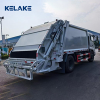 Camion Compacteur à Ordures Diesel 15 Tonnes 4x2 Nouveau Modèle Transmission Manuelle Véhicule de Collecte des Déchets Euro 5 à Vendre