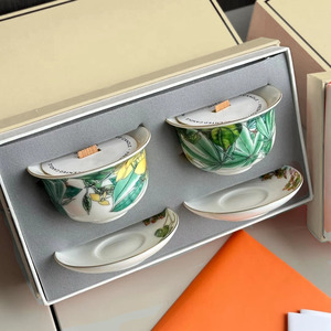 Luxurious Ceramic Tea Cup and Saucer Romantic Soy Wax Scented <b>Candle</b> for Art Display Party <b>Gift</b> - Product Image 6