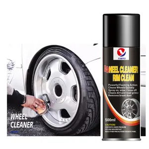 Cuidado Automotriz del coche, espuma para neumáticos, limpiador de ruedas, limpiador de neumáticos, limpiador de ruedas, limpieza en aerosol