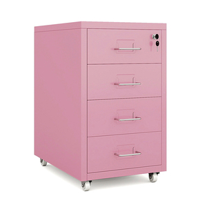 Hiện Đại 4-Ngăn Kéo Thép Nội Thất Văn Phòng Tủ Điện Thoại Di Động Multidrawer Lưu Trữ Kim Loại Dọc Tủ Tập Tin Với Đầy Màu Sắc Ngăn Kéo - Product Image 3