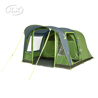 Kawagebo Kamp (KK) 15.4' X 10.2' Tiup 14.6 ㎡   Tenda Glamping 210D Oxford Wall Tent untuk Kemah Udara di Luar Ruangan