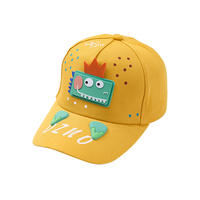 Casquette de baseball pour enfants personnalisée été automne étiquette à coller et logo de broderie 5 panneaux