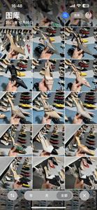 नई महिलाओं की उच्च ऊँची एड़ी की गर्मियों की फैशन ने पैर की अंगुली पार्टी सैंडल अफ्रीका के बड़े आकार के स्टॉक जूते मिश्रित डिजाइन थोक - Product Image 4