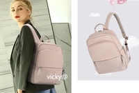 Sac à dos pour ordinateur portable pour femmes d'affaires de qualité supérieure personnalisé, léger, en nylon, sac à dos pour ordinateur portable pour femmes