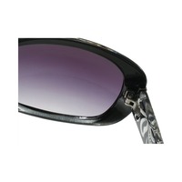 Lunettes de soleil papillon surdimensionnées pour femme avec strass floraux et verres dégradés UV400