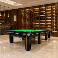 Table de billard et de snooker professionnelle 12 pieds, norme de tournoi, ardoise naturelle, coussinets en caoutchouc, pour club et usage domestique