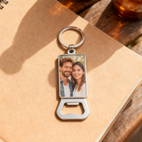 2025 personnalisé Photo mode moderne Sublimation blancs porte-clés Premium pratique léger Souvenir multi-outils porte-clés