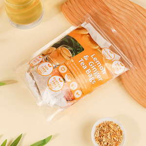 Thé au citron et au gingembre OEM/ODM, favorise le bien-être et la régulation menstruelle, tisane naturelle sans caféine - Product Image 2