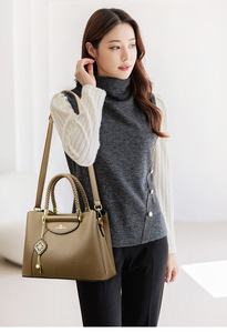 Bolsos cruzados de diseño de moda, bolsos de hombro de cuero PU de alta calidad, bolsos de mano casuales de lujo para mujer - Product Image 5