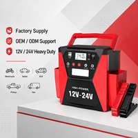 Alimentation de démarrage d'urgence pour camions 12V/24V double alimentation diesel/essence 6000A avec chargement USB pour camions agricoles et militaires
