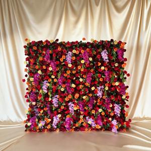 Panel de Pared de Rosas Artificiales Románticas, Decoración de Fondo para Cabina de Fotos en Bodas y Fiestas - Product Image 3