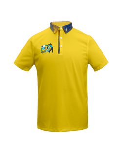 เสื้อโปโลแขนสั้นผู้ชาย ปักโลโก้ตามสั่ง ชุดกีฬากอล์ฟ คอปกและกระดุมลายสก็อตตัดสี สำหรับใส่ลำลอง - Product Image 3