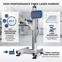 Nouveau Marqueur Laser Fibre CNC Haute Vitesse 2026 pour Impression de Date et Code QR sur Métal et Plastique sur Ligne de Convoyage, Certifié CE, PLT/BMP