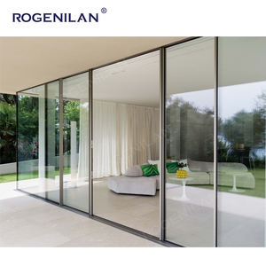 Porte coulissante automatique à capteur en aluminium avec vitrage creux, marque allemande Rogenilan - Product Image 3