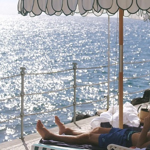 Custom Designed Handcrafted Outdoor Beach Sun Umbrella New European Style Straight Umbrella Manual <b>Control</b> 190T Pongee <b>Standing</b> - Product Image 4