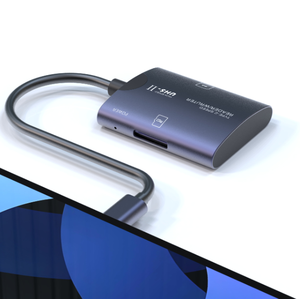 Lector <span class=keywords><strong>de</strong></span> Tarjetas USB-C 2 en 1 TF XD OTG <span class=keywords><strong>de</strong></span> Aleación <span class=keywords><strong>de</strong></span> Aluminio, Sin Controladores, Plug and Play, para <span class=keywords><strong>Lectura</strong></span> y Copia <span class=keywords><strong>de</strong></span> Datos <span class=keywords><strong>de</strong></span> Equipos <span class=keywords><strong>de</strong></span> Fotografía - Product Image 1