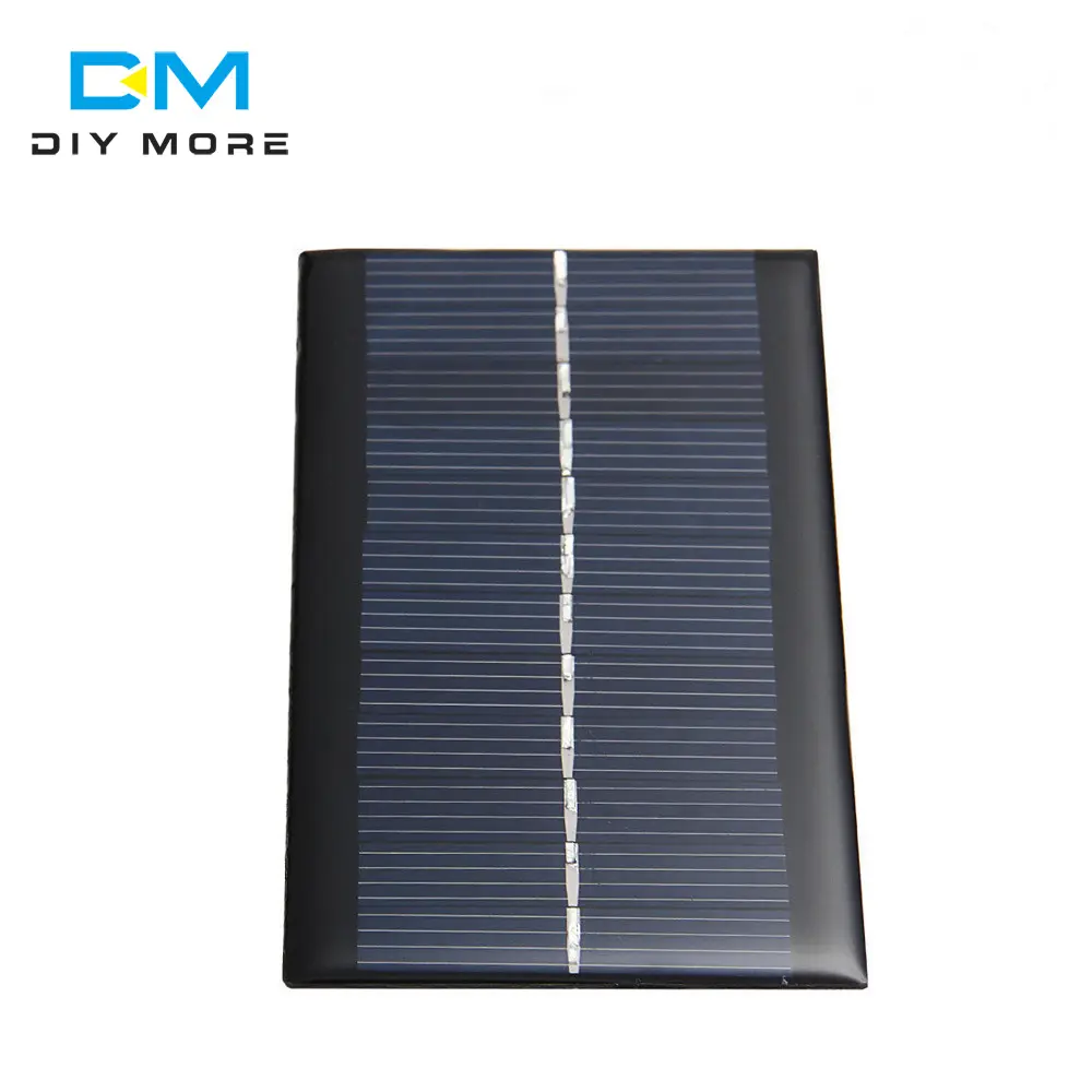 मिनी 6V 1W सौर पैनल बैंक सौर ऊर्जा पैनल मॉड्यूल DIY बिजली के लिए प्रकाश बैटरी सेल फोन खिलौना चार्जर्स पोर्टेबल
