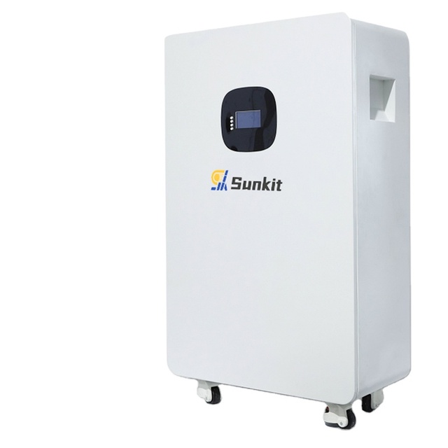 China Sunkit Solid State LiFePO4 Lithium Battery Floor-Standing Solar Energy Storage 15kWh High Quality BMS High Safety