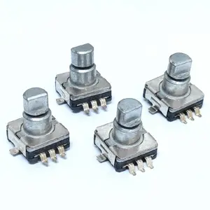 360 degree SMD incremental rotary position encoder mini rotary encoder with switch