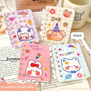 Blocco Note A7 a Spirale con Apertura Laterale, Design Cartoon Carino, Mini Portatile, Regalo per Studenti, Vendita all'Ingrosso - Product Image 3