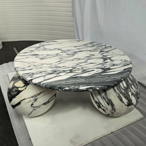 Tavolino in pietra di lusso Arabescato Set salotto moderno tavolo centrale in marmo rettangolo decorazione per la <span class=keywords><strong>casa</strong></span> <span class=keywords><strong>mobili</strong></span> - Product Image 6