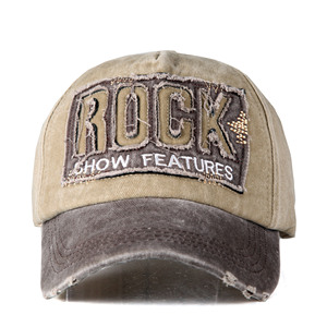 2025, venta al por mayor, gorras de béisbol bordadas con letras Vintage, gorras de camión, ropa de calle, gorra de algodón lavado desgastado, gorras de béisbol - Product Image 1