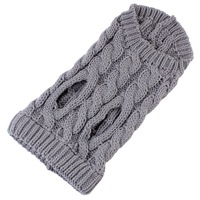 Pull en tricot torsadé personnalisé pour chiens, pull pour animaux de compagnie, hiver, été, printemps, lin, coton, polaire, plume de nylon et bambou, taille XS personnalisable