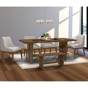 DB Contemporary Juego de 2 sillas de comedor tapizadas de PU Muebles sólidos para el hogar para salas de estar Cafeterías Restaurantes Oficina en el hogar - Product Image 2