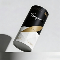 Boîtes cylindriques en carton ondulé personnalisables avec logo - Emballages de luxe pour parfums et cosmétiques, boîte cadeau personnalisée