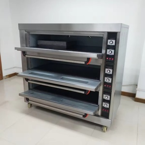<span class=keywords><strong>Four</strong></span> à <span class=keywords><strong>pain</strong></span> et <span class=keywords><strong>pizza</strong></span> à gaz 3 niveaux de grande taille, neuf, en matériaux de qualité, pour la vente en gros, prix Chine/Royaume-Uni - Product Image 6