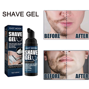 <span class=keywords><strong>Gel</strong></span> à raser East Moon 60 ml, adoucissant pour la <span class=keywords><strong>barbe</strong></span>, nettoyant pour la peau, lissant, nourrissant, <span class=keywords><strong>gel</strong></span> à raser pour hommes - Product Image 6