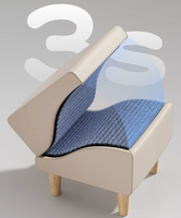Rampe d'accès transfrontalière pour animaux de compagnie, escalier pour chiens, marches pour chats et chiens pour canapé et lit, chaise pliable