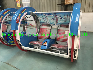Leba Voiture à Bascule Double pour Enfants en Métal, Modèle Anglais pour Centre Commercial HC-02 Happy Car HC-02 - Product Image 4