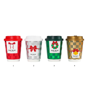 Vasos de Café Desechables de Alta Calidad, los Más Vendidos, de Fábrica China, Vasos de Café para Llevar de 8oz, Vasos de Papel de Doble Pared con Tapa - Product Image 2