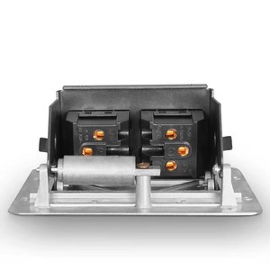 Huibaili Hardware Desktop Pop Up <b>Socket</b> 2x EU Plug <b>With</b> <b>Usb</b> Charging For Conference Table Office Furniture - Product Image 3