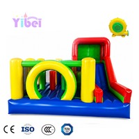 Yibei Entertainment Château Gonflable Durable avec Toboggan pour Fêtes et Événements, Trampoline Gonflable à Louer, Vente Chaude