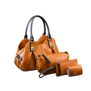 RTS Bulk Mixed Order Women's Large Capacity Genuine PU Leather Handbag Multi-Collection <b>Bag</b> with Zipper Closure Daily Use - Product Image 1