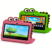 Tablet PC Anak Baru 7-Inci Android 8 Quad Core 2GB RAM+16GB ROM Edukasi Pembelajaran Hiburan Wi-Fi/GSM Dual-Band Silikon