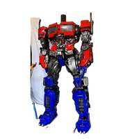 Kostum Robot Cosplay Optimus Prime Realistis Ukuran Manusia 2,7 M (10 kaki) Tinggi, Baru Datang