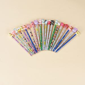 Set de Papelería Kawaii Personalizado <span class=keywords><strong>para</strong></span> Niños, Lápiz de Grafito con Adorno, Borrador, Lápices de Colores HB <span class=keywords><strong>para</strong></span> <span class=keywords><strong>Dibujar</strong></span> - Product Image 6