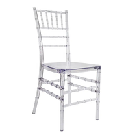 Chaise TOPchair transparente, élégante, pour dîners, fêtes, banquets en plein air, mariages, vente en gros, barbecue, style victorien, en PET, pliable, avec housse amovible